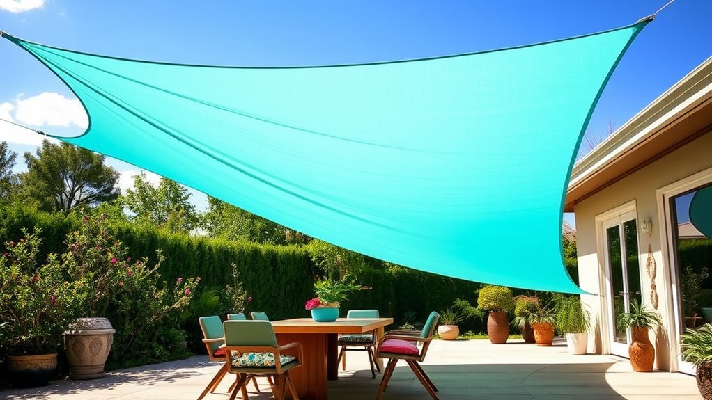 elegant outdoor sun protection