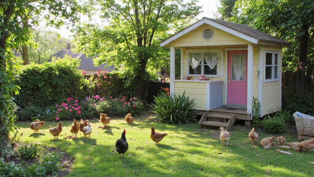 charming compact chicken coop