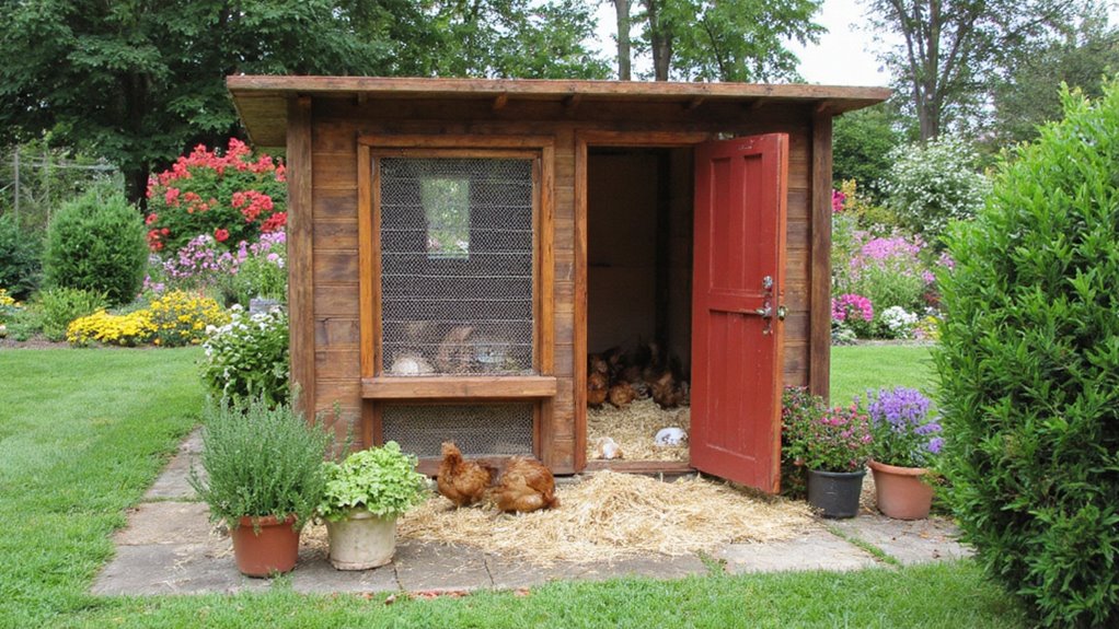spacious practical chicken coop