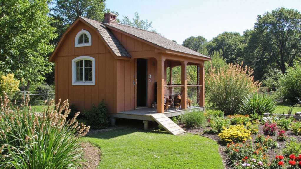 stylish safe chicken coop
