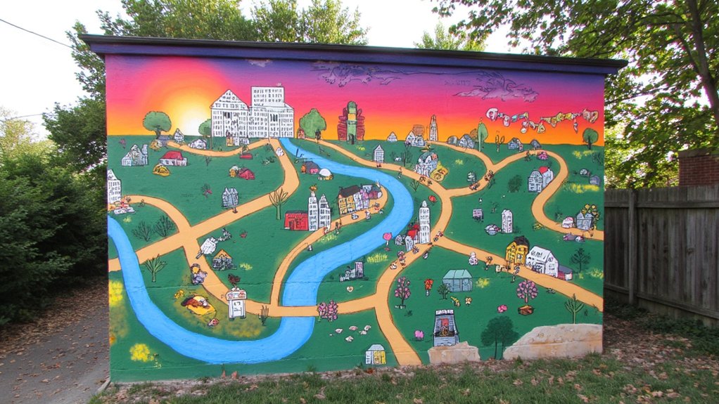community inspired mural design