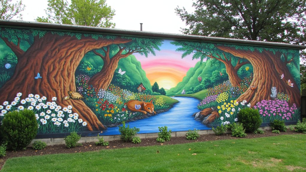 nature inspired mural planning
